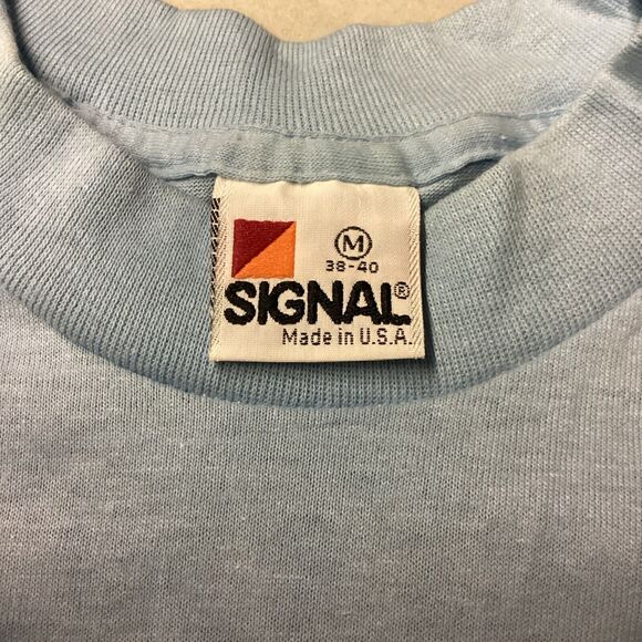 USS John F Kennedy United States Ship T-Shirt - Medium - Light Blue - Picture 2 of 6